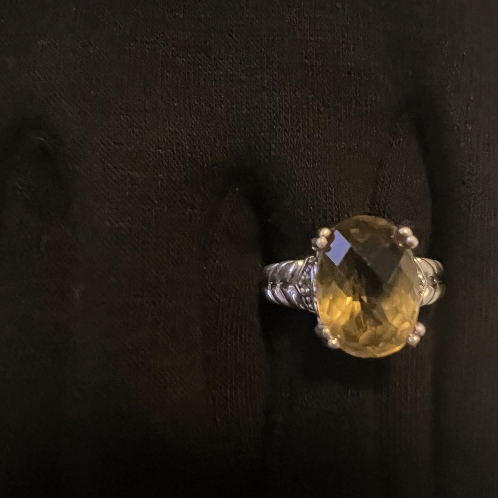 NWOT Genuine Citrine Gemporia Sterling Silver Ring - Picture 5 of 9